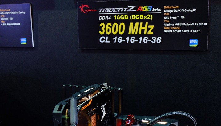 芝奇发布DDR4 4400MHz 内存
